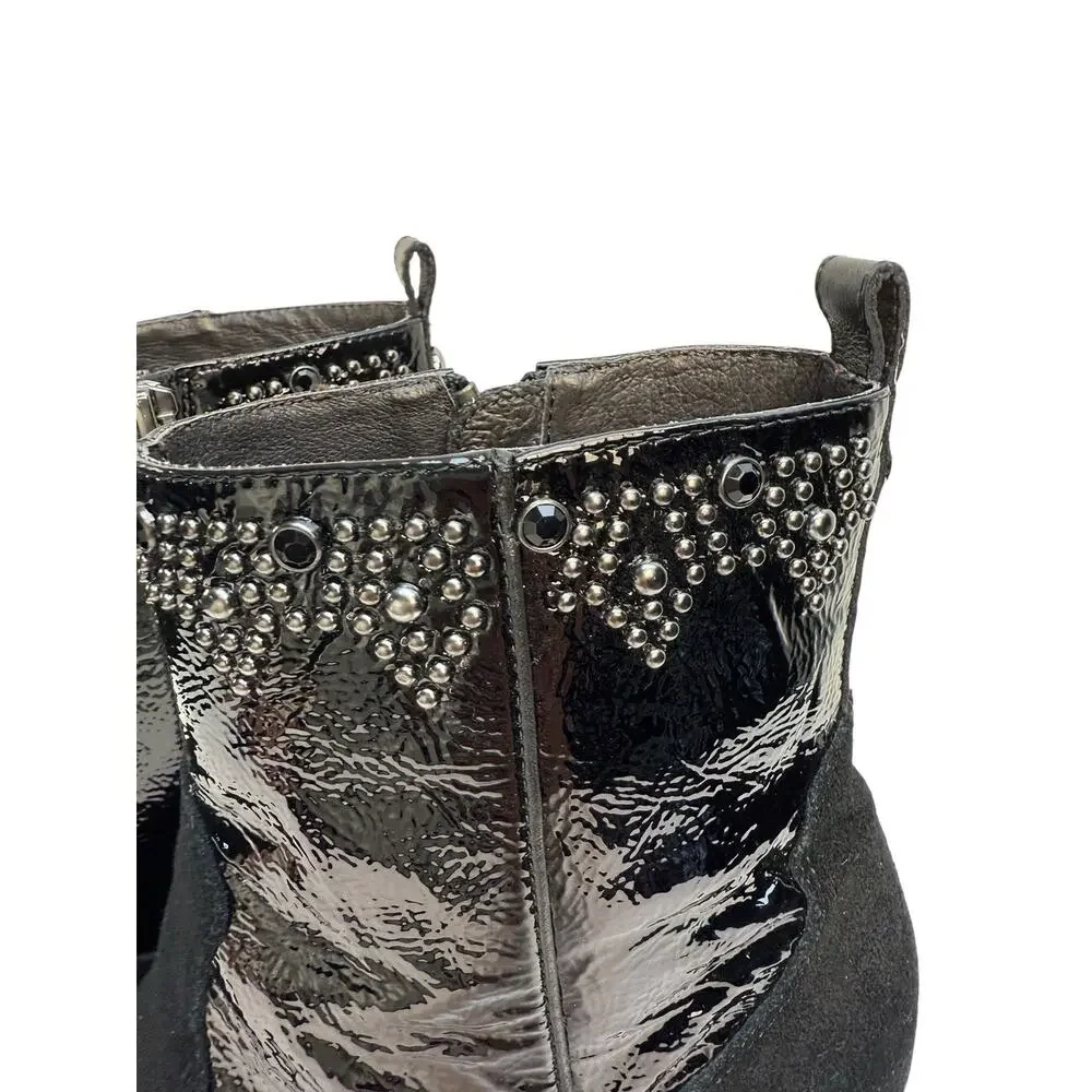 Donald J Pliner Jessiespol Western Couture Collection Ankle Boots‎ Leather 7.5 - Picture 3 of 13
